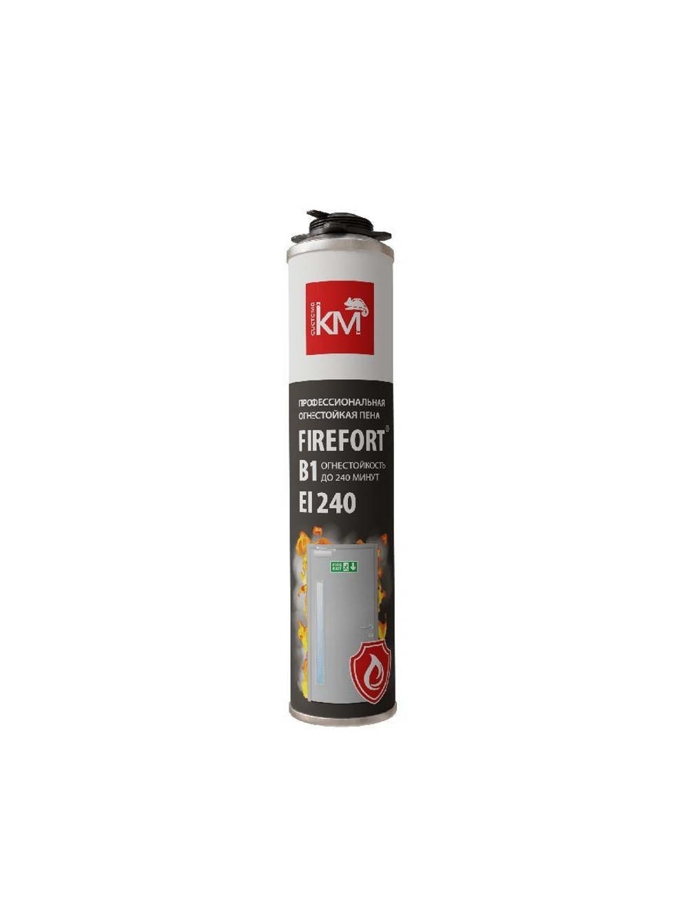Пена монтажная огнестойкая FIREFORT B1 KM-FF-POM-B1 750мл КМ LO43490