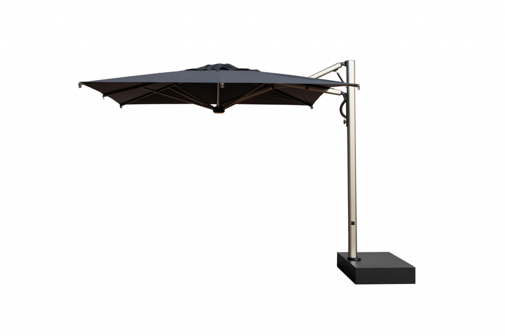 Зонт профессиональный 3.5х3.5 м Scolaro Astro Titanium, титан, черный