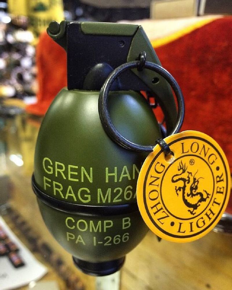 Зажигалка газовая Граната GREN HAND