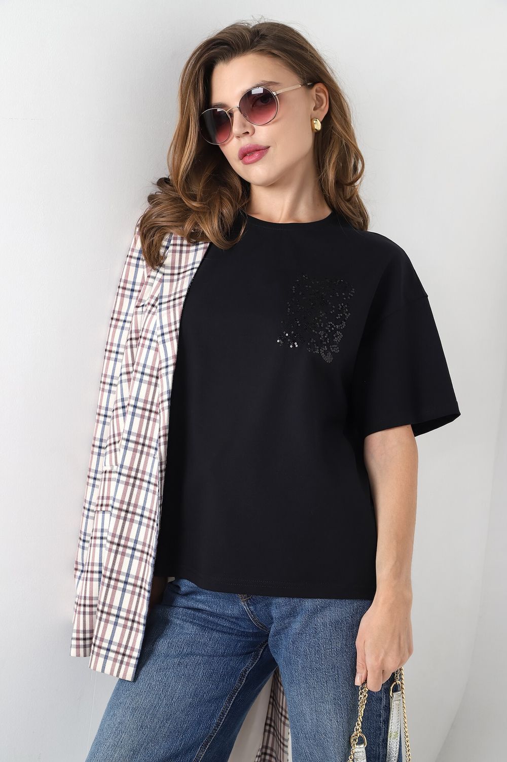 Футболка Джинс Виотекс ЧЁРНЫЙ