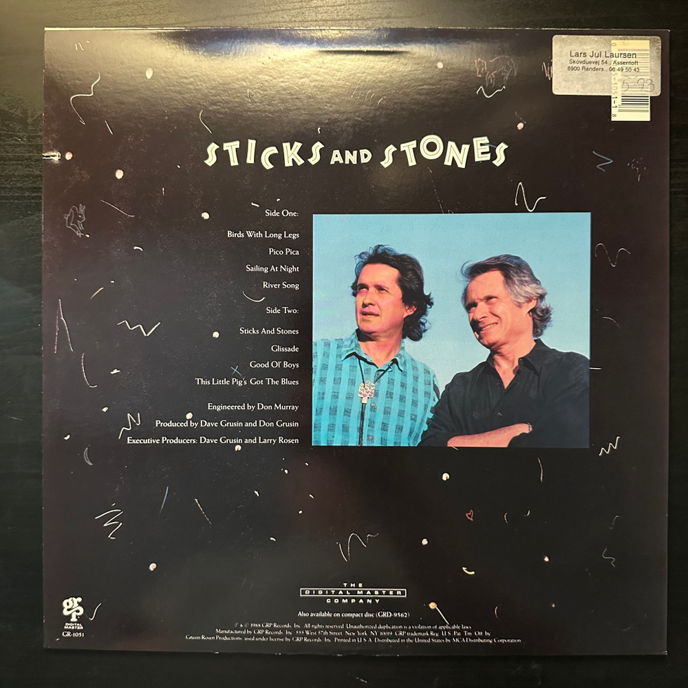 Dave Grusin, Don Grusin - Sticks And Stones (США 1988г.)