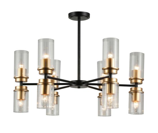 74671/6+6 GOLD+BLACK (1) Люстра (RL)