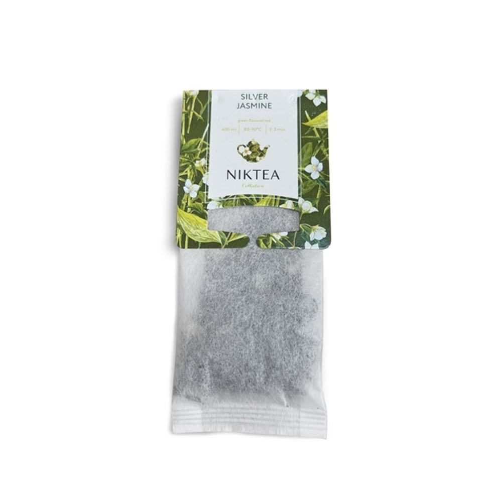 Чай зеленый пакетированный для чайника Silver Jasmine 80 гр