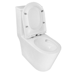 Унитаз-моноблок Azario Scala 360х690х790 безободковый, слив "Торнадо", с быстросъемным сиденьем микролифт (AZ-8101)