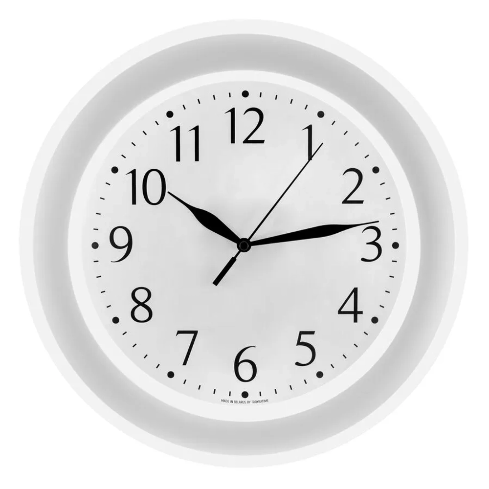 Часы настенная Серебро 30см. арт122211201