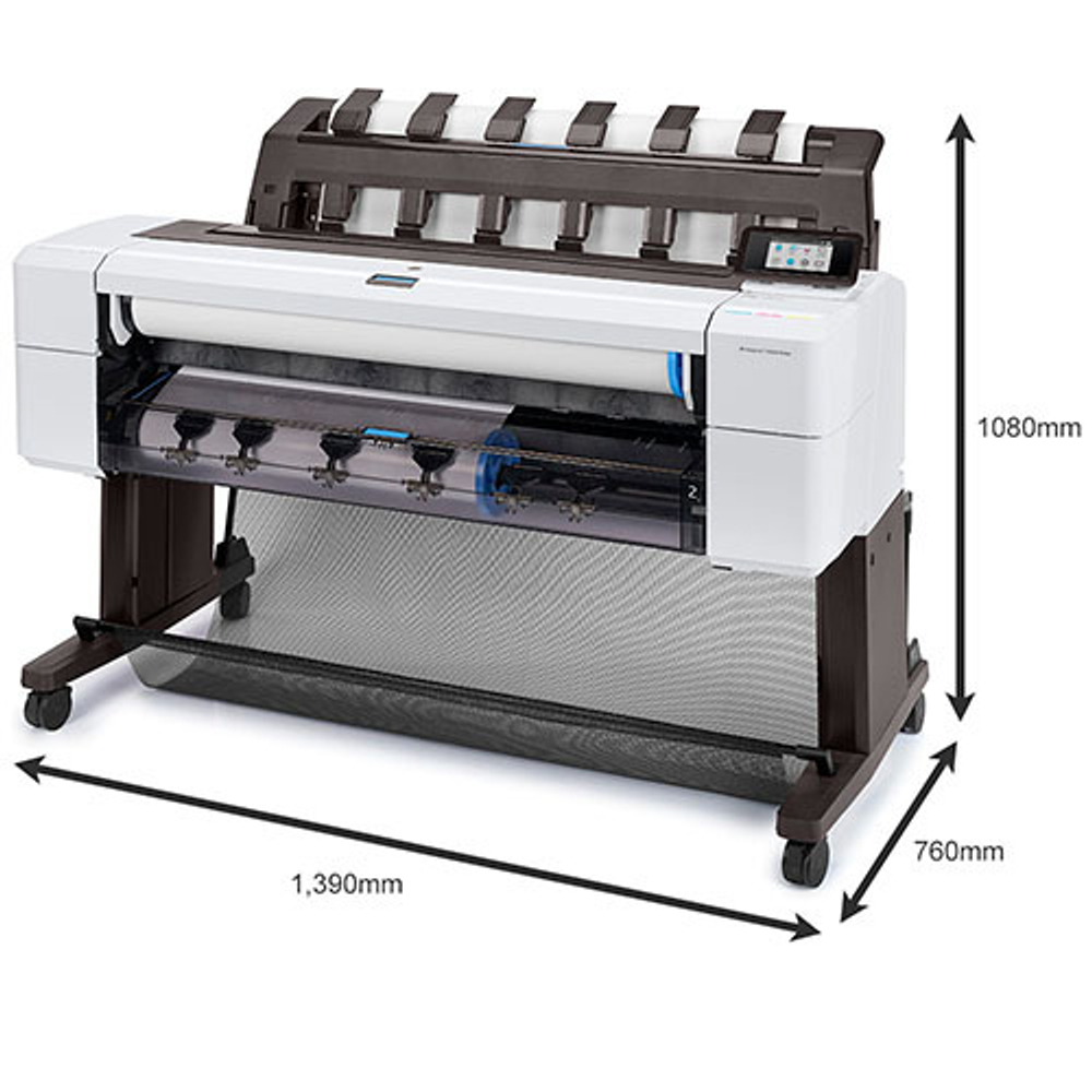 Широкоформатный принтер HP DesignJet T1600dr, A0, 36", Ethernet, цветной