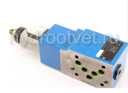 ZDREE10VP2-2X/200YMG24K31F1M - Пропорциональный редукционный клапан Ду10 со встроенным усилителем, сигнал F1 = 4…20мА, давление регулировки до 200 бар, монтаж - модульный
