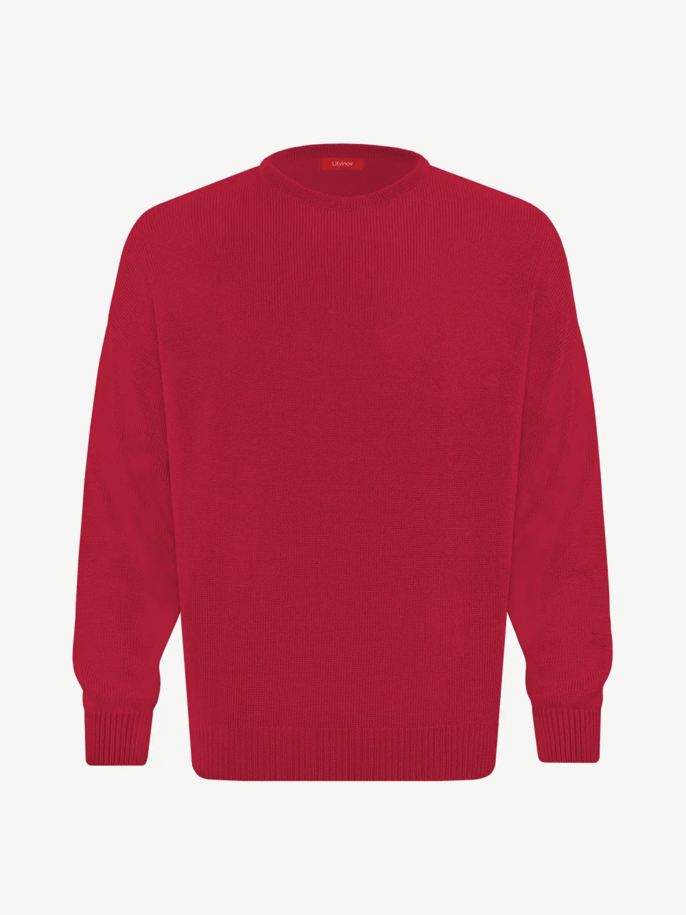 Джемпер оверсайз из хлопка