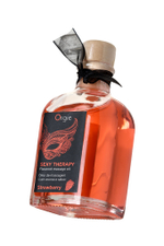 Комплект для сладких игр Orgie Lips Massage со вкусом клубники 100 мл