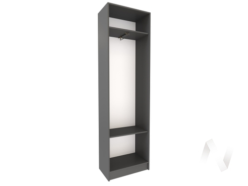 Шкаф ЯПШ-1 Прихожая Ямайка (графит серый/серый камень)