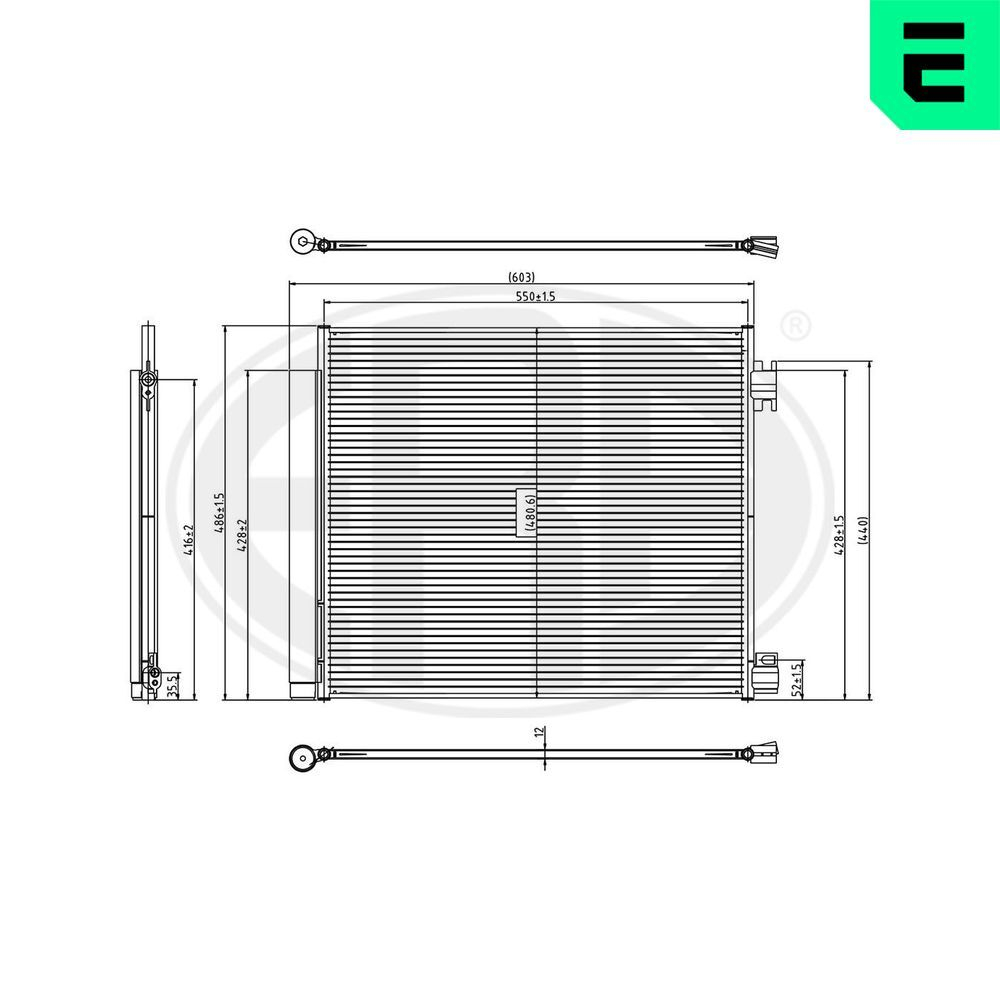 ERA - 667356-ERA - Condenser, air conditioning