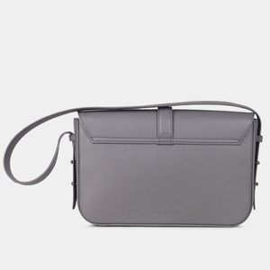 Сумка Universel из кожи теленка, серо-фиолетового цвета