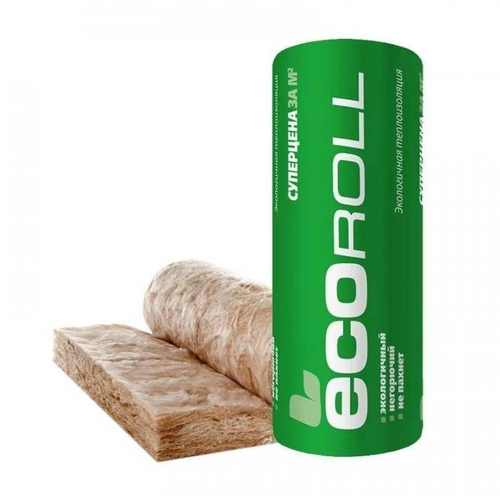 Утеплитель КНАУФ ECOROLL (1220х8200х2)50 мм 20 м2/ 1 м3