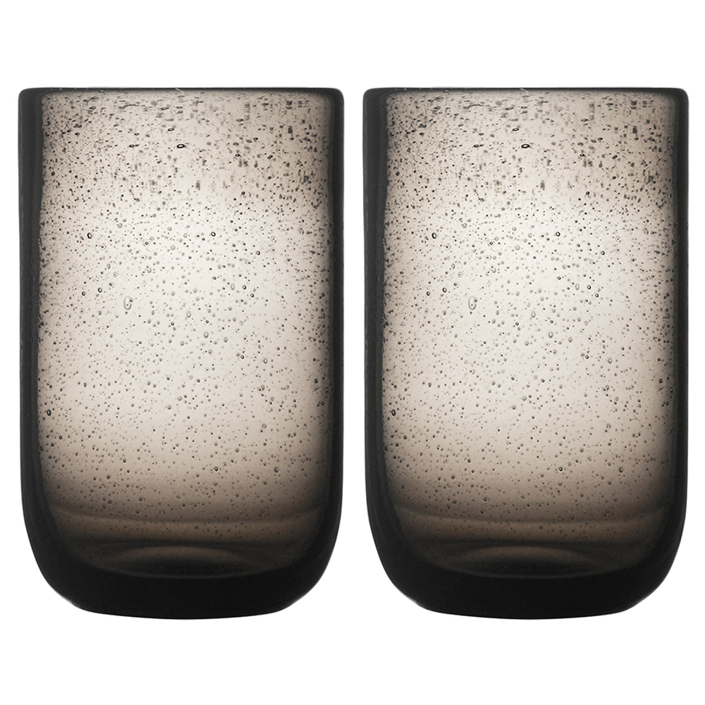 Набор стаканов flowi, 510 мл, серо-коричневые, 2 шт.