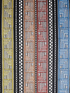 252 Кружево эластичное 19 см, Италия, черный 170