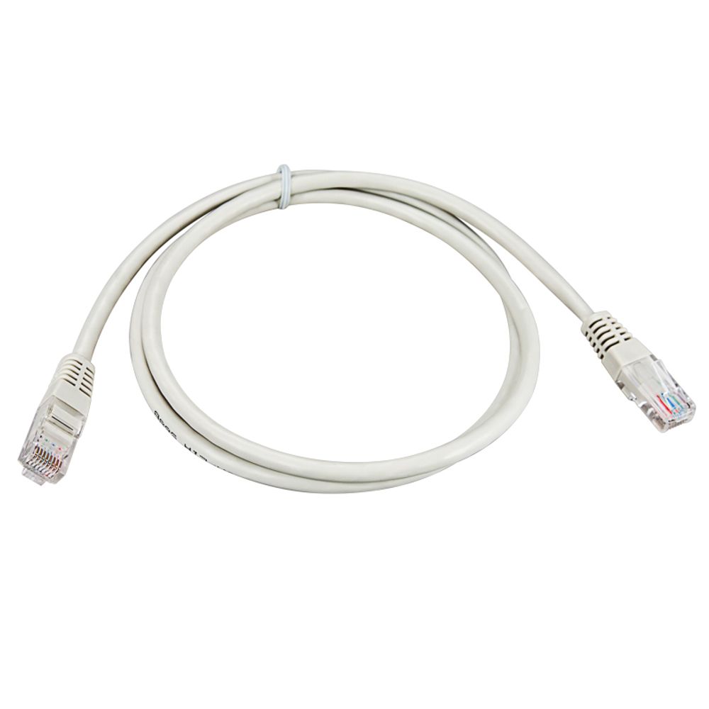 Шнур коммутационный патч-корд U/UTP RJ45-RJ45 CAT 5e, PVC, серый, 1,5м REXANT