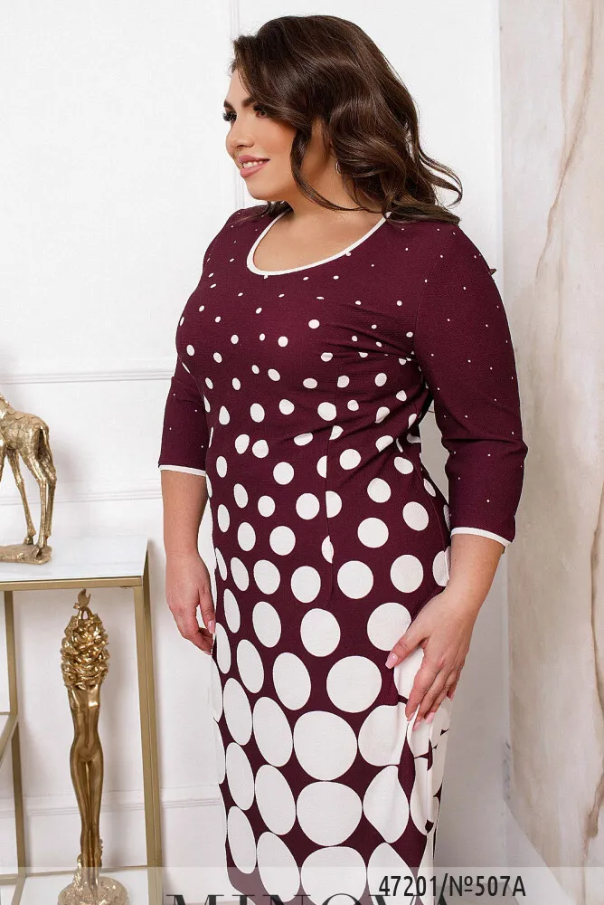Платье 507А-Бордо Minova