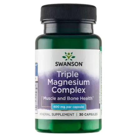 Диетическая добавка Swanson Triple Magnesium Complex, 30 капсул