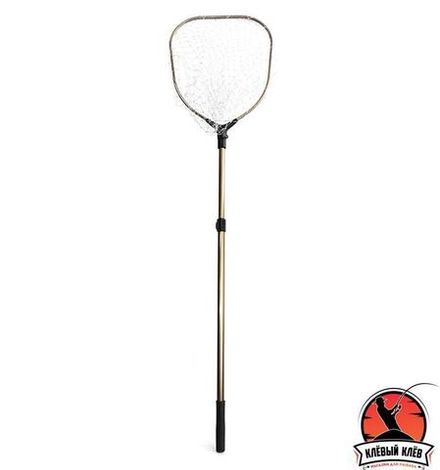 Подсачек складной телескопич. Namazu L- 160 см, квадратный обод 50 см, нейлон/25/
