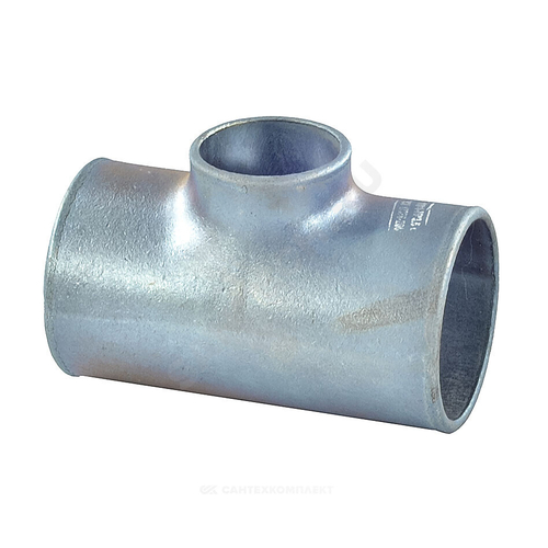 Тройник сталь оц переходной Дн 219х6,0-133х5,0 (Ду 200х125) бесшовный ГОСТ 17376-2001