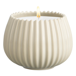 Свеча ароматическая Tkano Edge Spicy Snowflakes бежевая 30ч