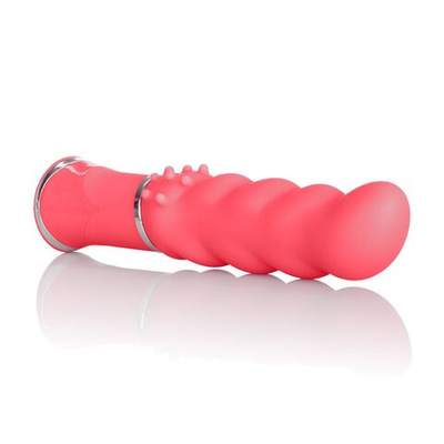 Розовый вибромассажер Power Play Power G - 11,5 см. (Цвет: розовый)