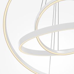 Люстра подвесная светодиодная Maytoni Rim MOD058PL-L100WK