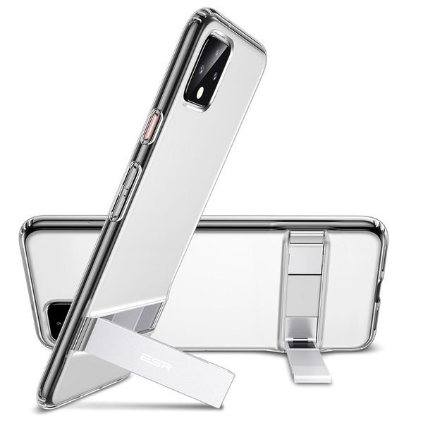 Противоударный чехол с подставкой ESR Metal Kickstand Case для Google Pixel 4 (Clear)