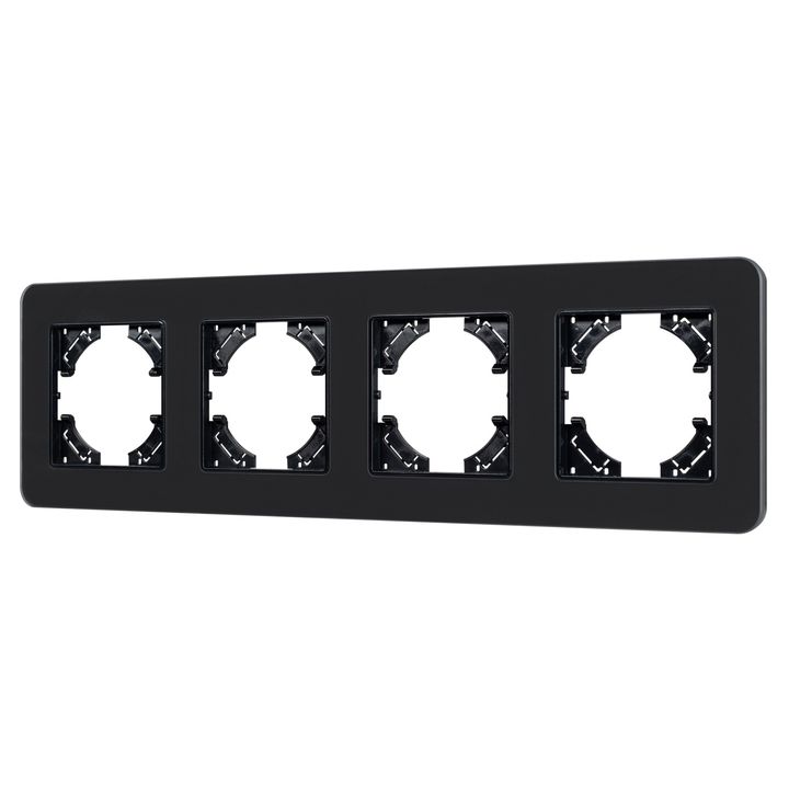 Рамка стеклянная FRM-OMALI-SFGS-4-BK Arlight 049717