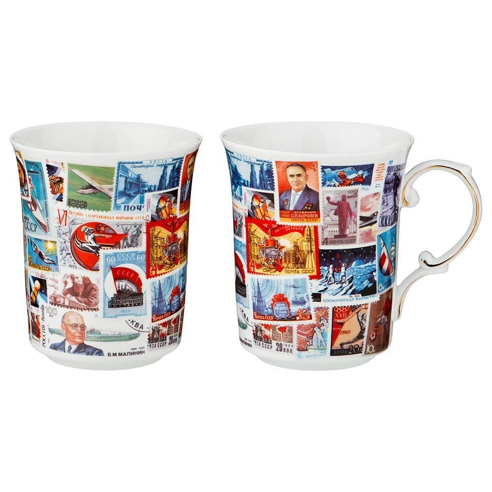 КРУЖКА LEFARD "МАРКИ СССР" 500 МЛ (КОР=24ШТ.)