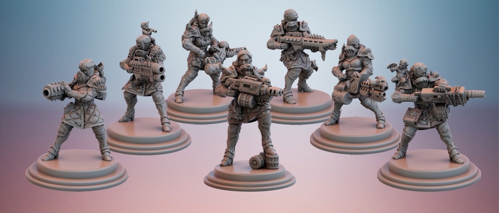 Chaos Cultists Heavy Weapons