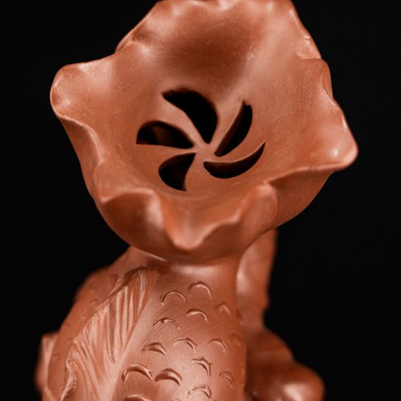 Глиняная чайная игрушка "Рыба достатка"