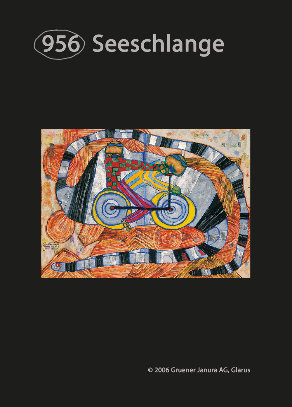 Opal Hundertwasser, цвет 1436 морской змей