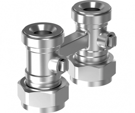 Узел нижнего подключения радиатора Usystems Smart Radi G 3/4* НР Евроконус х G 3/4* НГ