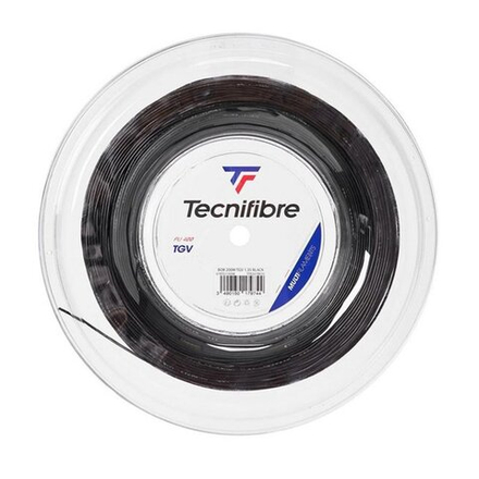 Струны для тенниса TECNIFIBRE TGV BLACK Бобины 200 м