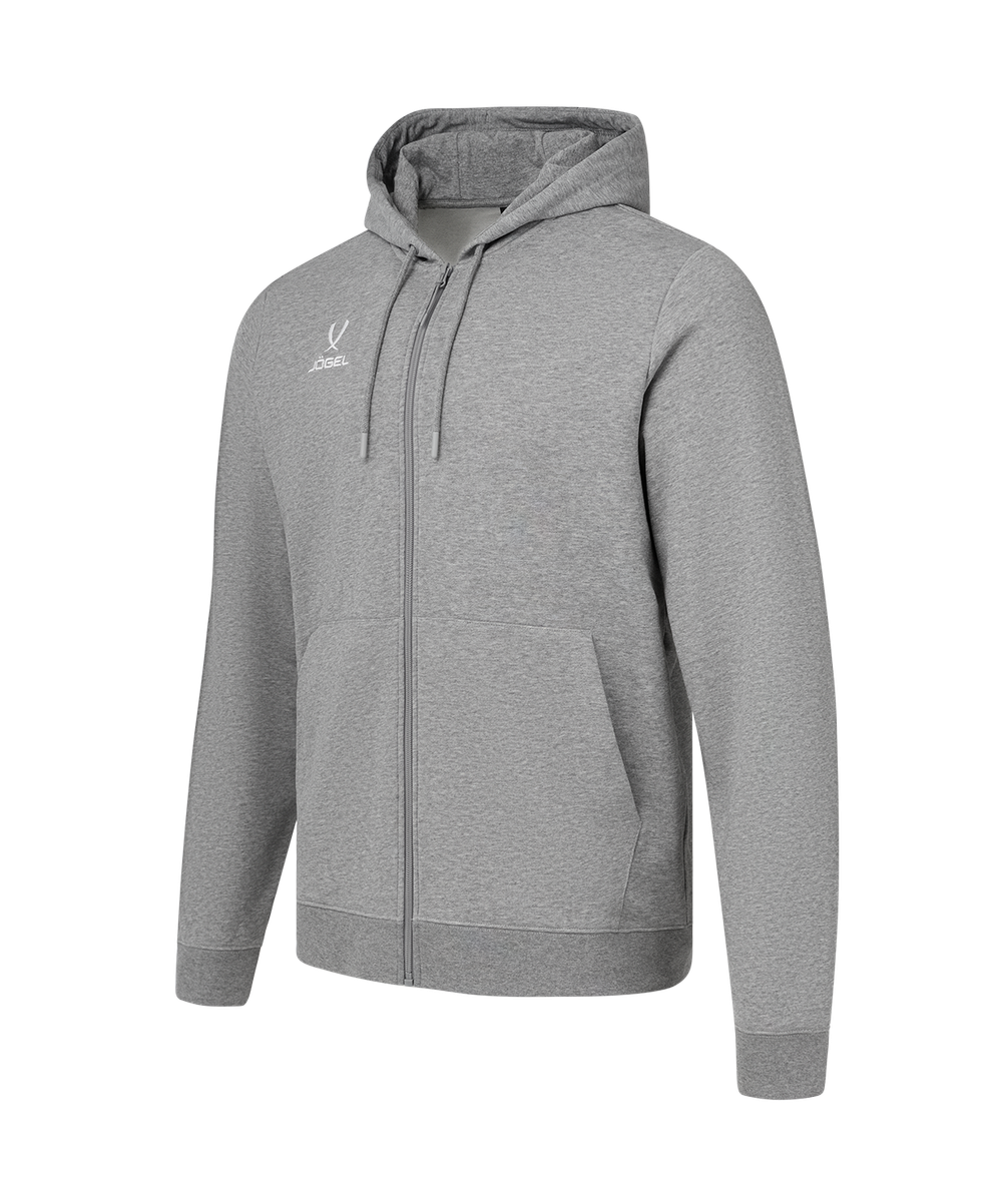 Худи на молнии ESSENTIAL Cotton FZ Hoodie, серый меланж, детский