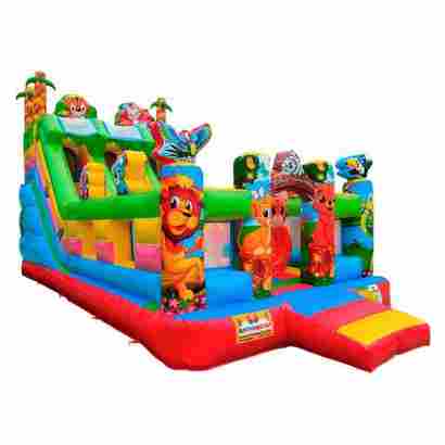 Коммерческий надувной батут «Звериная команда 3», 8*4*5 м