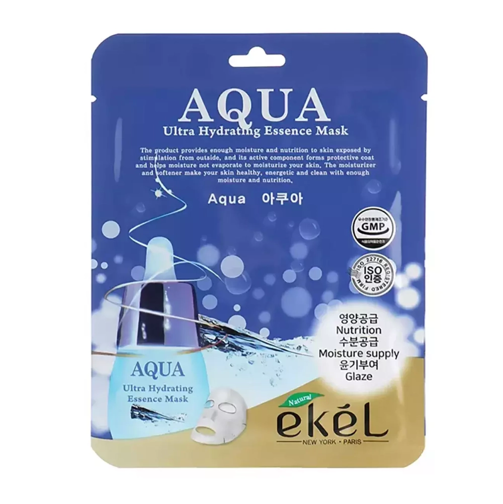 EKEL Aqua Ultra Hydrating Essence Mask Тканевая маска для лица ультраувлажняющая
