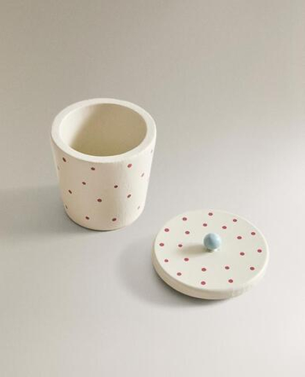 ZARA HOME ДЕТСКИЙ НАБОР ИГРУШЕК "ВАННАЯ КОМНАТА" ДЛЯ КУКОЛЬНОГО ДОМИКА, КРЕМОВЫЙ