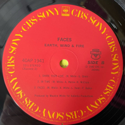 Винтажная виниловая пластинка LP Earth, Wind and Fire Faces (Japan 1980) (No Obi) Sparkle
