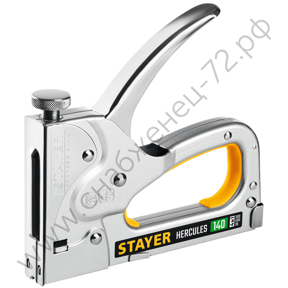 STAYER HERCULES-140 тип 140 (G/11/57) 20GA (6-14 мм)/36/300/500, стальной мощный степлер (31510)