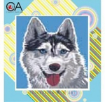 "Хаски"-4017К  вышивка