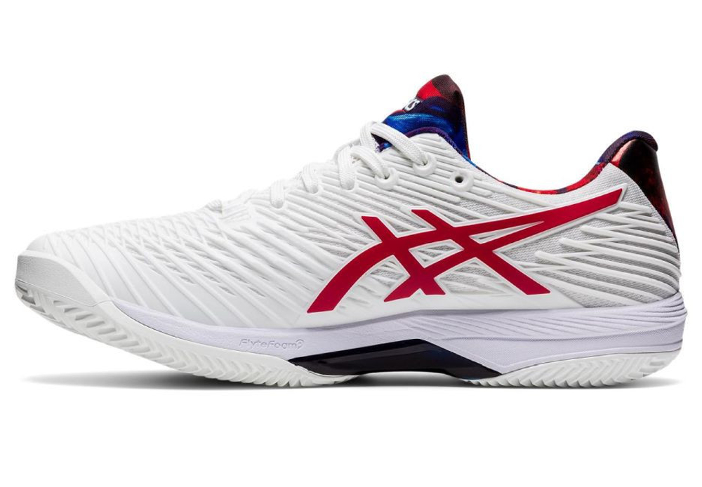Мужские кроссовки теннисные Asics Solution Speed FF 2 Clay L.E. - white/classic red