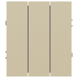 Выключатель ЭРА Arktik 16-1107-04 тройной 10АХ-250В шампань | Эра Arktik