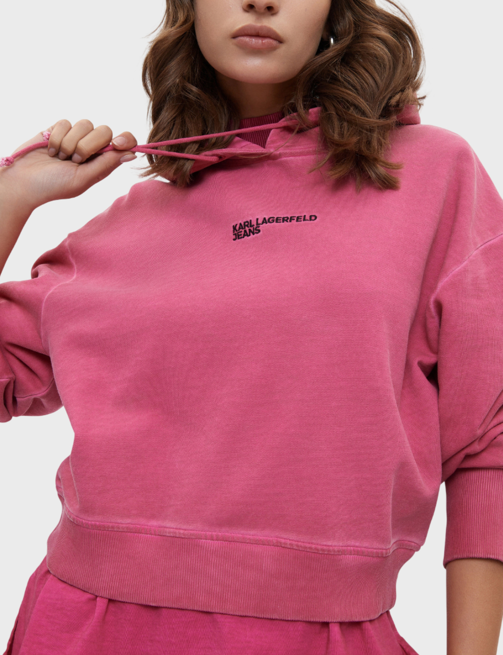 Худи KARL LAGERFELD JEANS Relaxed Washed Hoodie