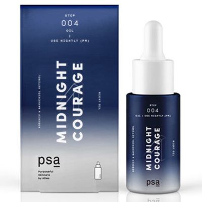 Ночное масло для лица с ретинолом PSA Midnight Courage Rosehip & Bakuchiol Night Oil 15 мл
