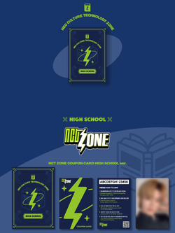 товары NCT - NCT ZONE Coupon Card HIGH SCHOOL Version