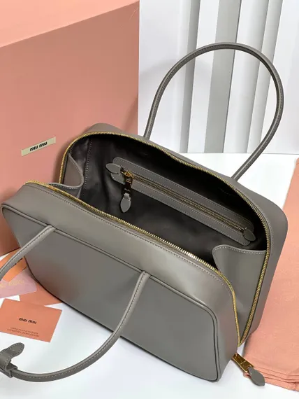 Сумка MIUMIU Beau серая