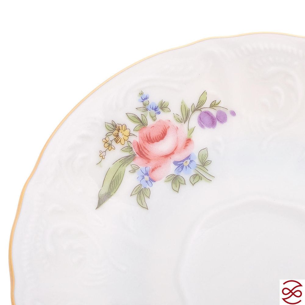 Набор кофейных пар Bernadotte Полевой цветок 90 мл(6 пар)