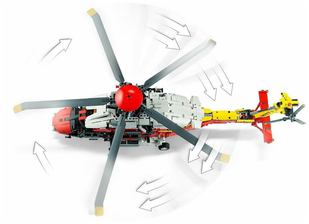 Конструктор LEGO Technic 42145 Airbus H175 Rescue Helicopter Спасательный вертолет